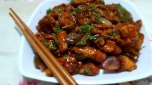 Baby Corn Mushroom Chilli Dry